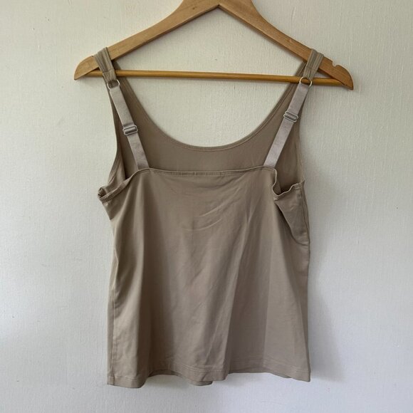 Chicos Tank Top Lot Womens Medium Orange Nude Fitted Closet Staple Tanks - Picture 5 of 12